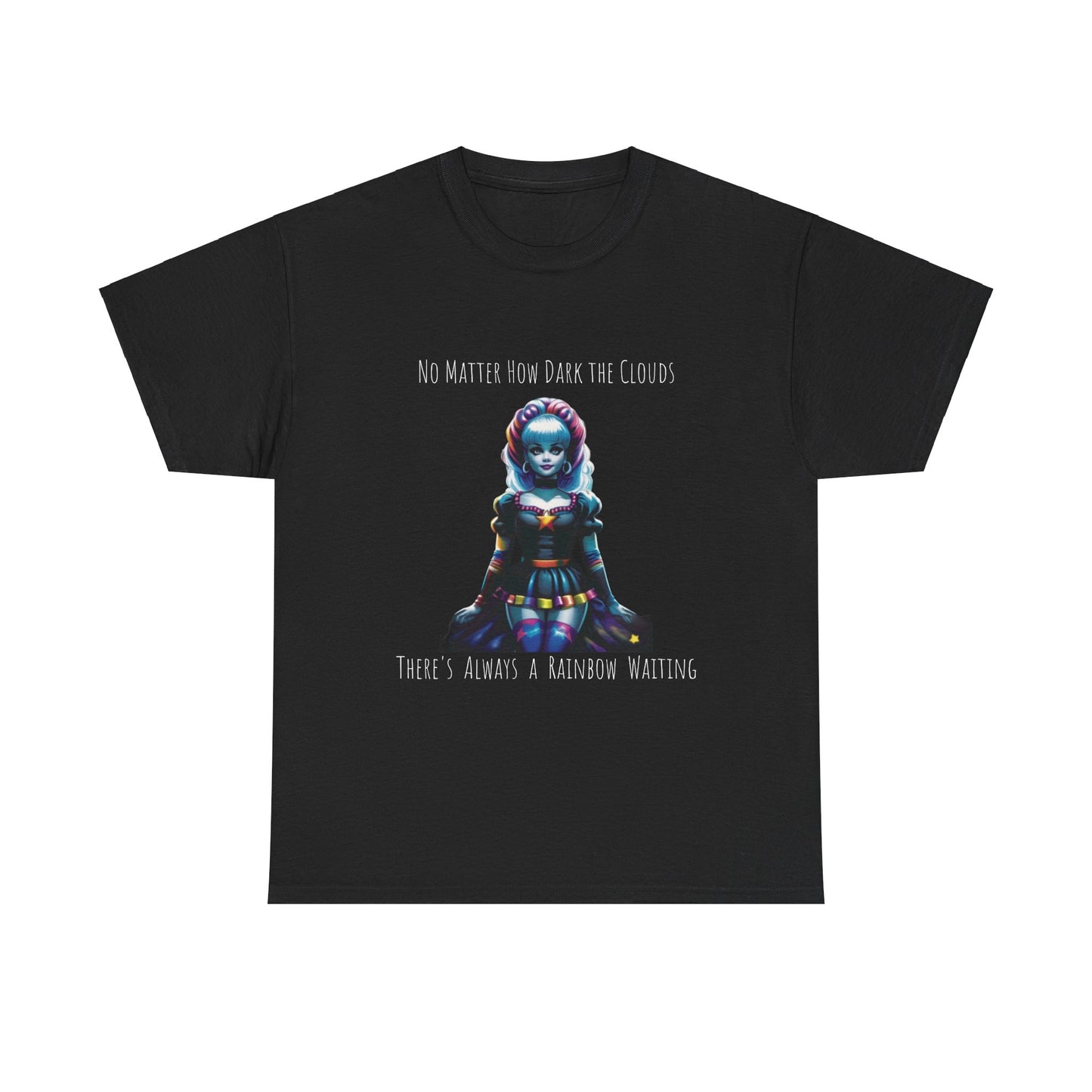 Rainbow Brite Goth Baumwoll-T-Shirt