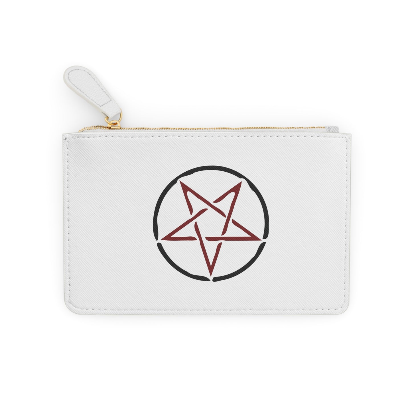 Satan Loves Me Vintage Mini Clutch Tasche, Okkultes Thema, Halloween Geschenk