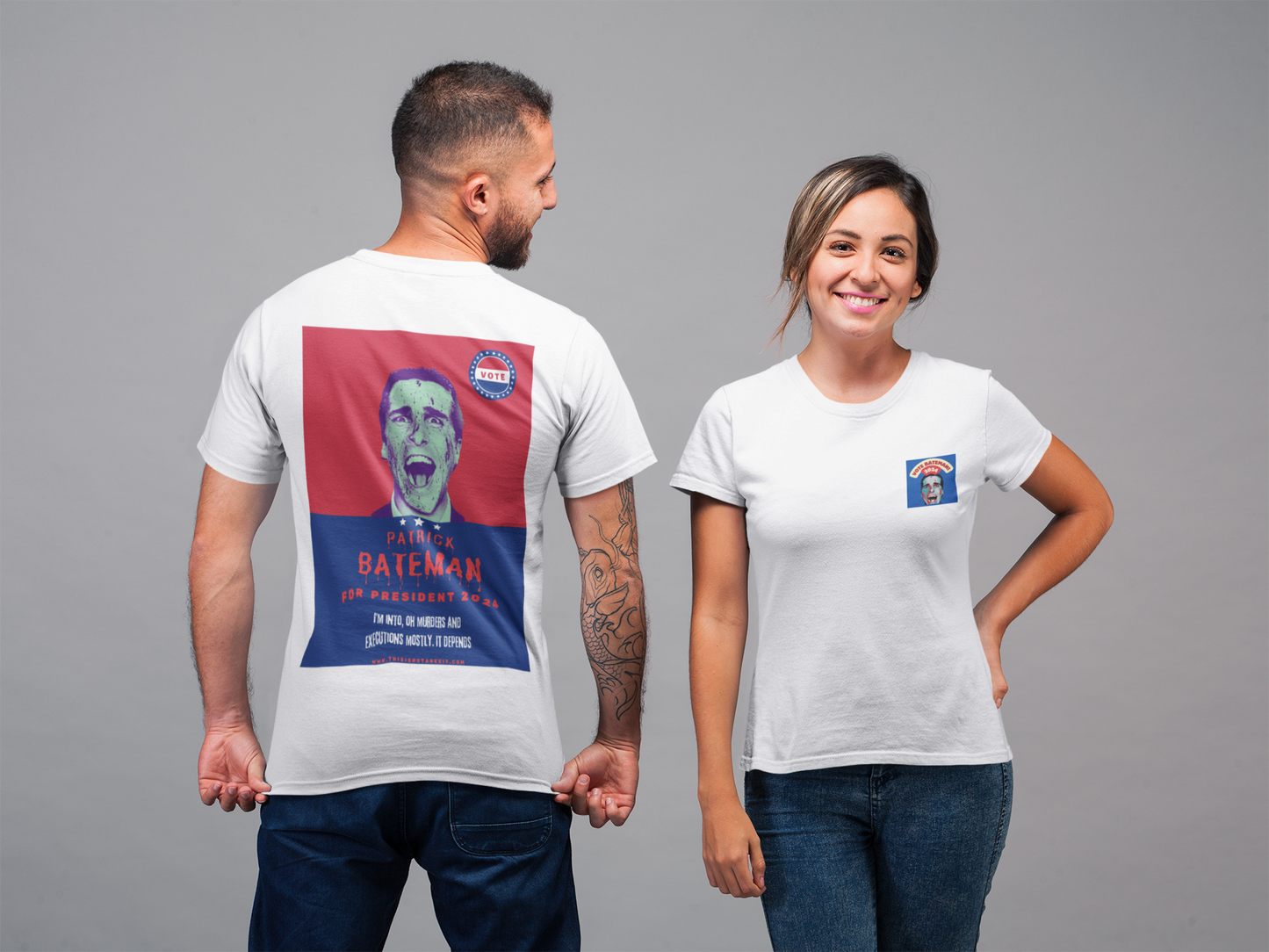 American Psycho President T-shirt, 2024 Patrick Bateman Tee