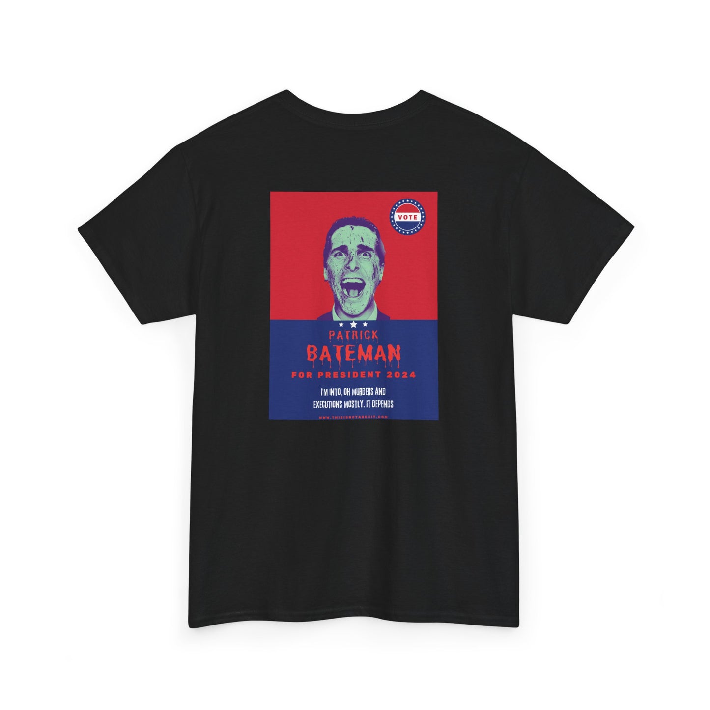 American Psycho President T-shirt, 2024 Patrick Bateman Tee