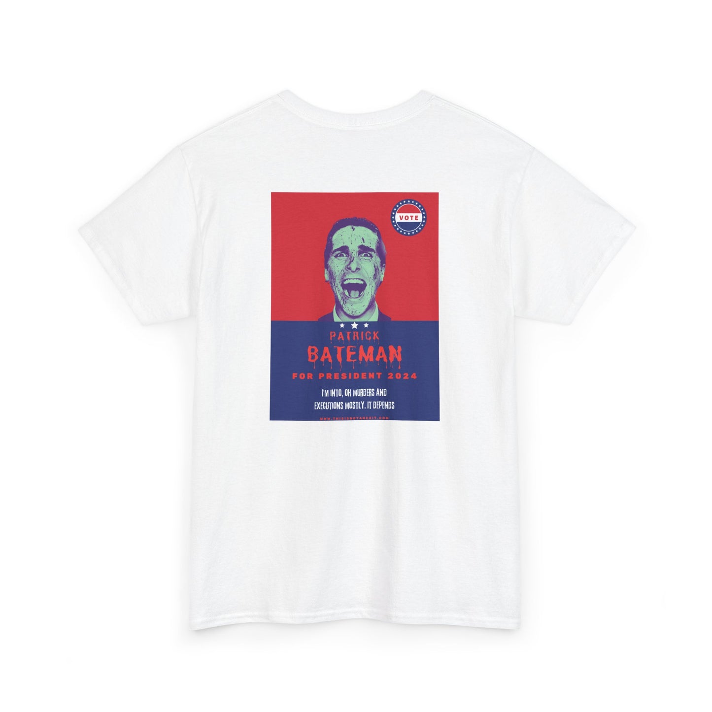 American Psycho President T-shirt, 2024 Patrick Bateman Tee