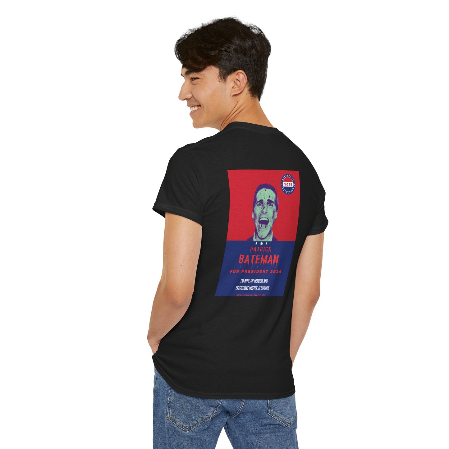 American Psycho President T-shirt, 2024 Patrick Bateman Tee