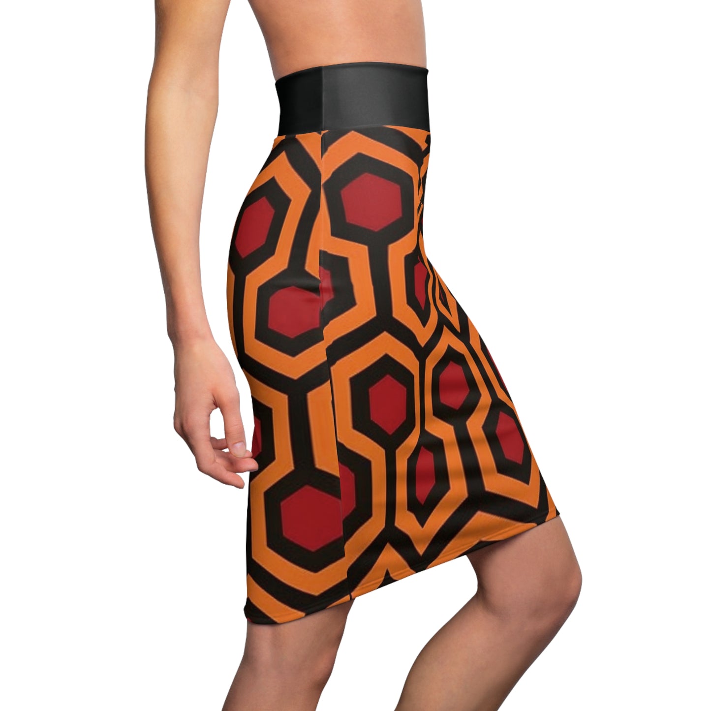 Pencil Skirt - The Shining Overlook Hotel Carpet Print